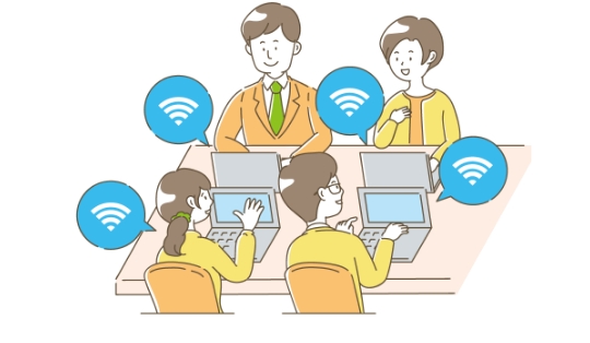 Wi-Fi6E / Wi-Fi6による快適通信